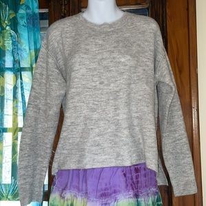 MAX STUDIO Cozy Grey Soft Sweater NEW S